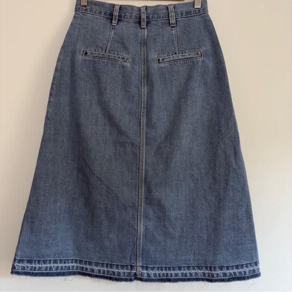 Free People button up A line skirt Size: 2 - Picture 3 of 5
